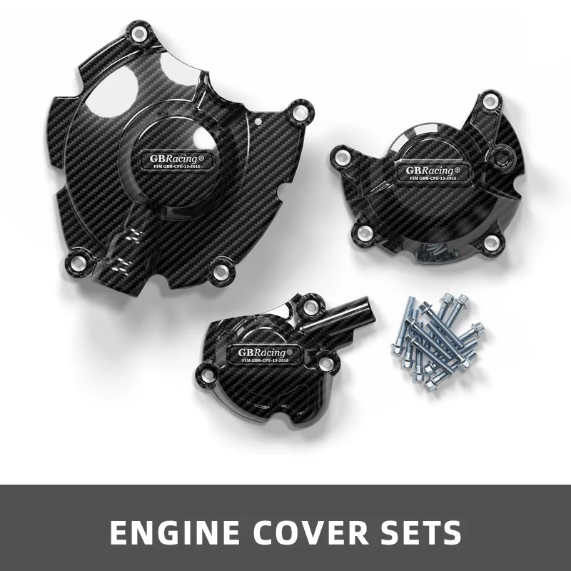 ชุดฝาครอบเครื่องยนต์ GBRacing สำหรับ YAMAHA MT-10 ปี 2015-2025 ฝาครอบเพลาข้อเหวี่ยง ฝาครอบคลัตช์ ฝาครอบไดชาร์จ อุปกรณ์ตกแต่งรถจักรยานยนต์