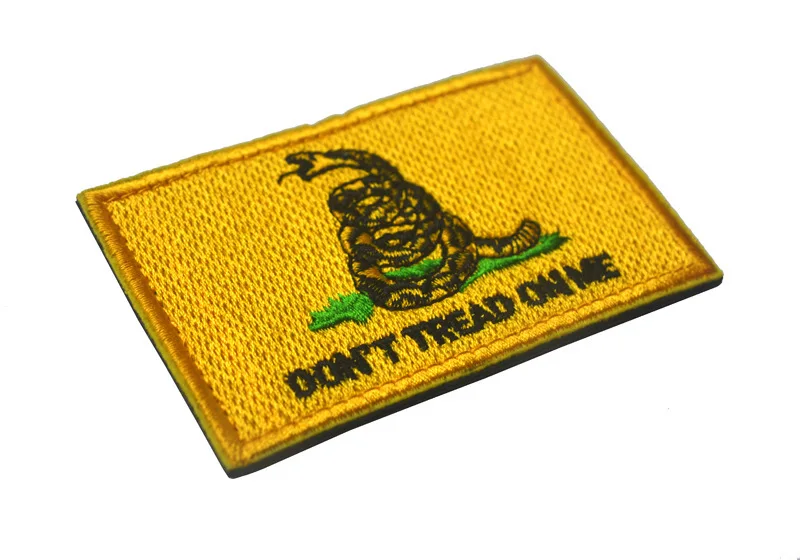 No Step on Snek Don\'t Step on Snakes Embroidered Fabric Patch Hook and Ring Iron Patches for Clothing Sewing Embroidery Military