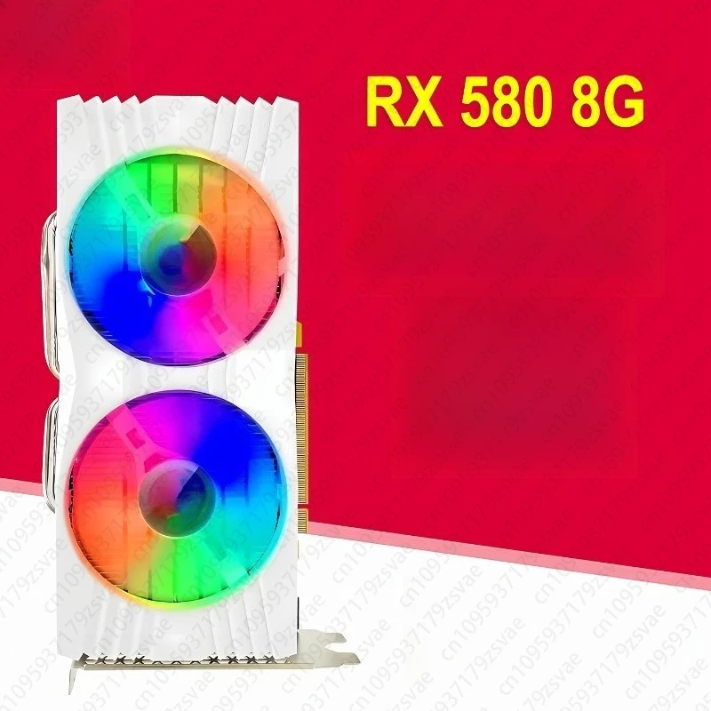 RX580 RX590 8G 2048SP Single HDMI Interface High-end Graphics Card - view 5