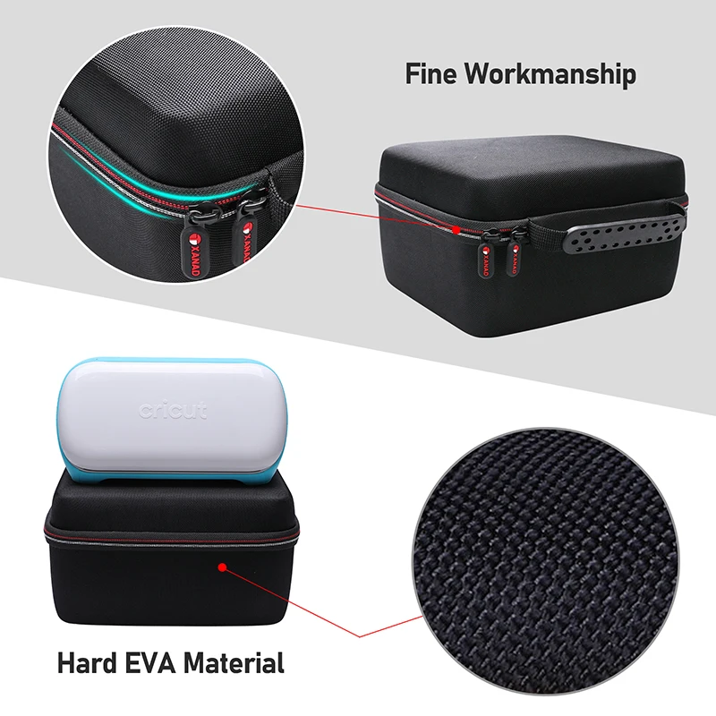 XANAD EVA Hard Case for Cricut Joy Machine Compact and Portable DIY Machine Travel Protective Carrying Storage Bag