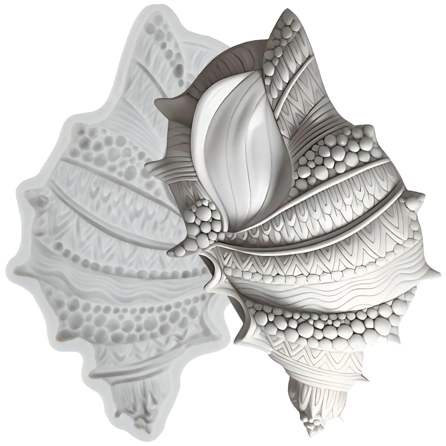 Seashell Silicone Molds Conch Fondant Cake Decorating Tools Cupcake Topper Chocolate Candy Craft Gum Paste Polymer Clay