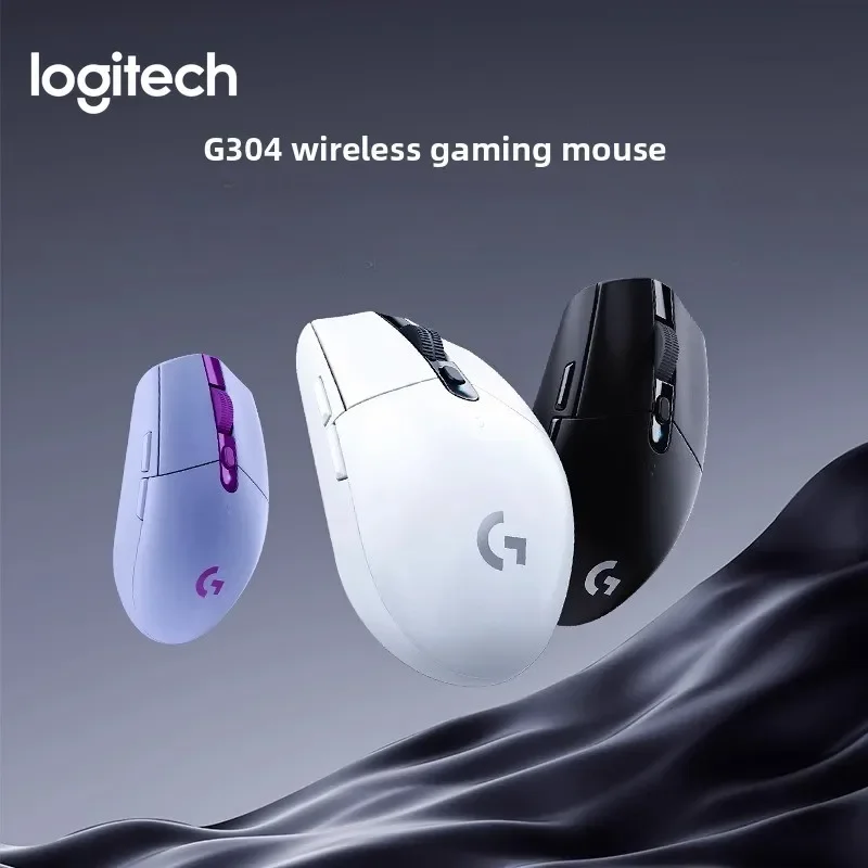 Original Logitech G304 Ligthspeed Wireless Gaming Mouse, Hero 12K Sensor, 12000DPI, 6 Programmable Buttons, Compatible PC MacOS