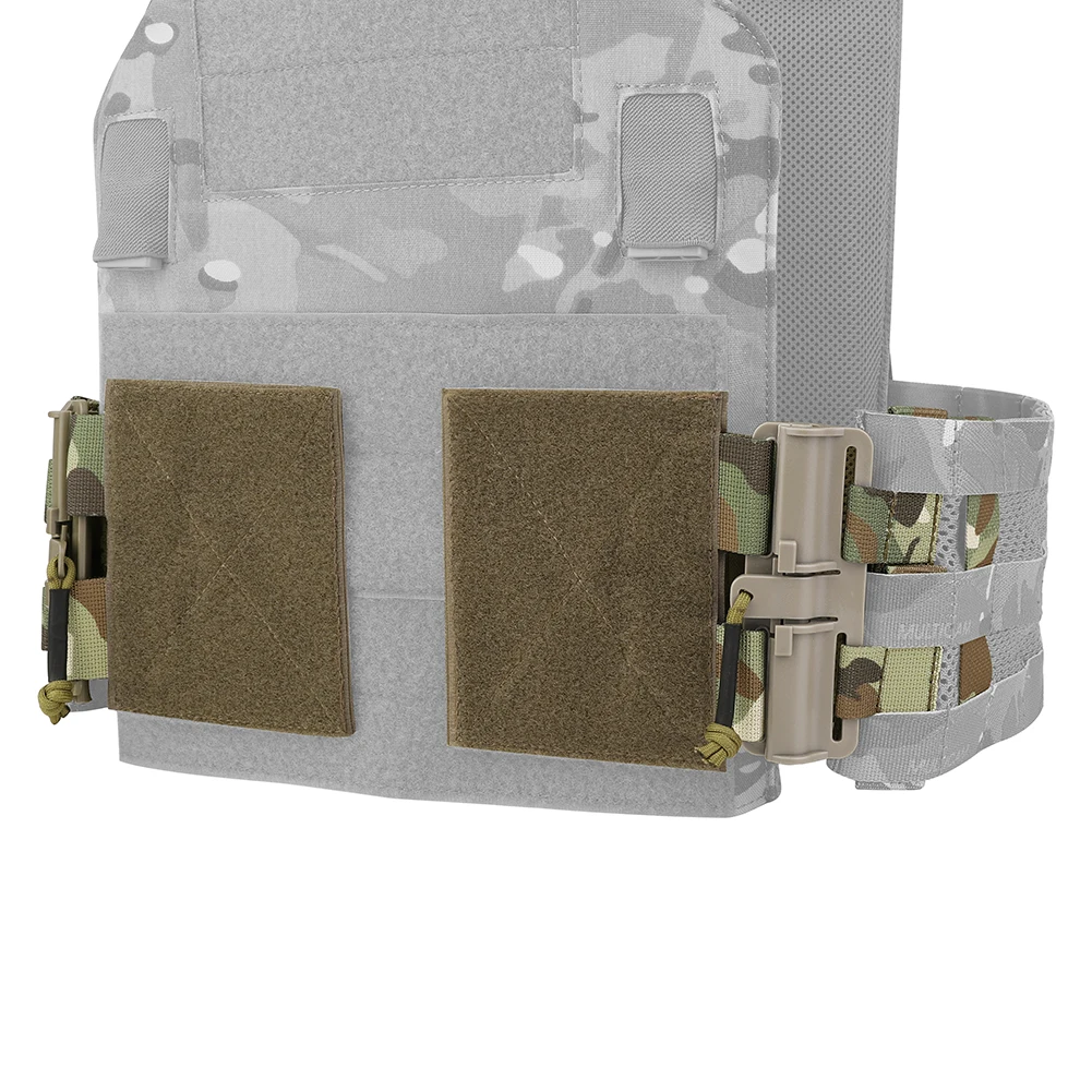 Imagem -03 - Krydex-tactical Molle Vest com Quick Release Buckle Side Belt Tube Cummerbund Adaptadores para Jpc Cpc Ncp Xpc Avs 420 Colete