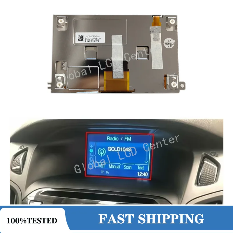 

Оригинальный 5-дюймовый ЖК-дисплей для Ford Fiesta Focus Kuga Ranger Transit C-Max Nav MFD LOW Radio LCD 18B955 E1BT BM5T EM5T
