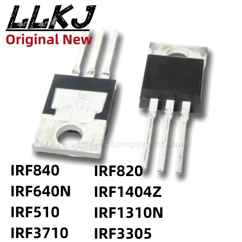 1 개 IRF840 IRF640N IRF510 IRF3710 IRF820 IRF1404Z IRF1310N IRF3305 TO-220 MOS FET