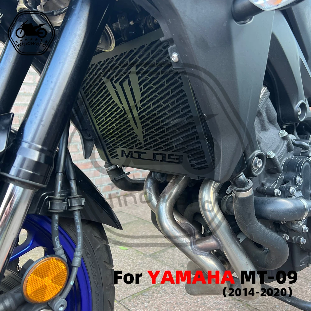 Motorcycle Accessories Stainless Steel Matte Radiator Guard Radiator Cover For Yamaha Mt09 Tracer Mt-09 2014-2019 15 16 17 18 20