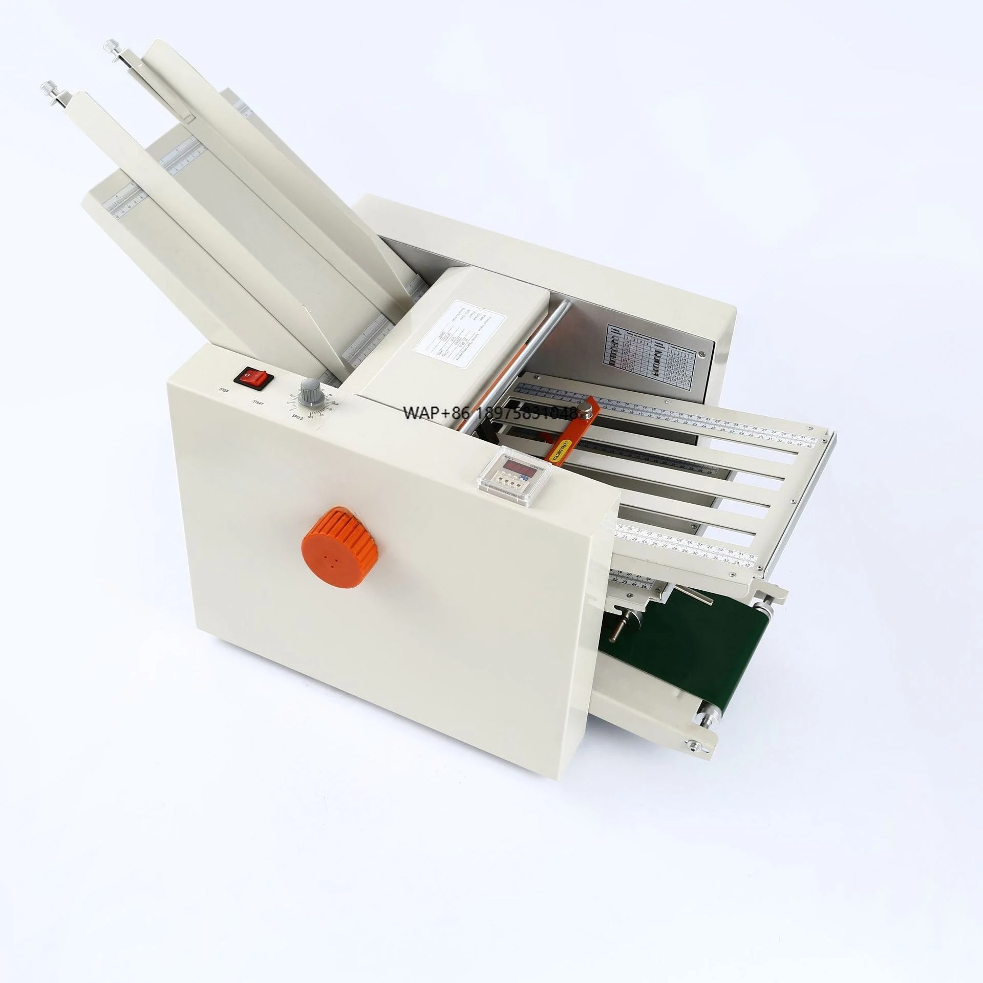 Full-automatic manual fast continuous folding machine Multiple Booklet Brochure Leaflet Paper Folding Machine For Business
