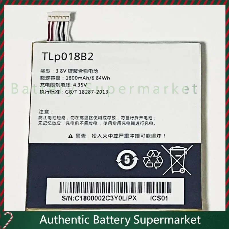 high-quality products New For Alcatel One Touch Fierce, 7024W, 7024N, 7024T, 3.8V 1800mAh TLP018B2 Battery