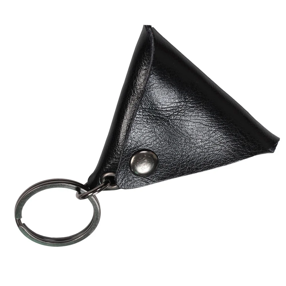 حامل اختيار الجيتار حقيبة مثلثة سوداء متينة وخفيفة الوزن ملحقات سلسلة المفاتيح حامل اختيار الجيتار #5