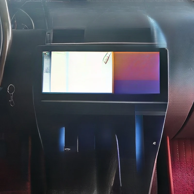 For  Maserati Quattroporte 04-12 10.1inch Android Central Control Upper and Lower Large Screen Navigation Air Conditioning