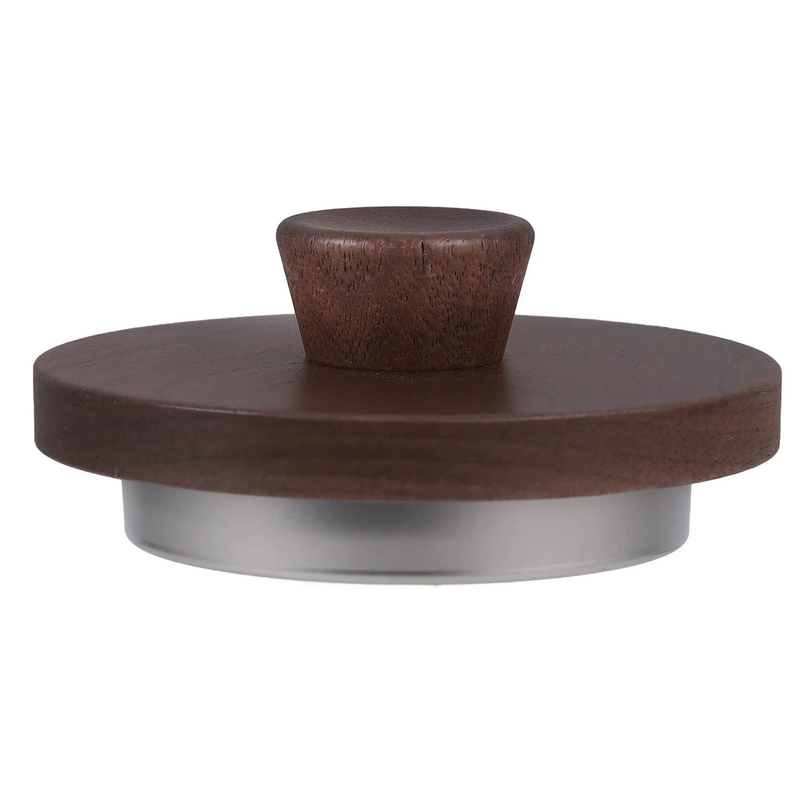 

Wooden Cup Household Teapot Spill-Proof Reusable Mug Lid Coffee Water Wine Glass Sealing Cover Wood Stainless Steel Round Lid