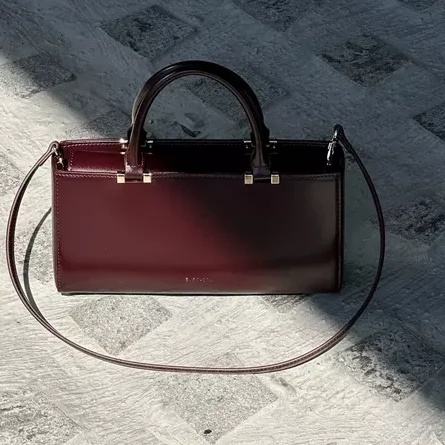 

Genuine Leather Horizontal Diana Bag High-End Calfskin Small Square Handbag New 2025 Ele Women's oulder Crossbody Bag