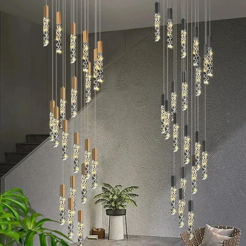 

New Modern Crystal Chandelier Suitable for Attic Bedroom Living Room Villa Chandelier Home Hanging Lighting Designer Gloss