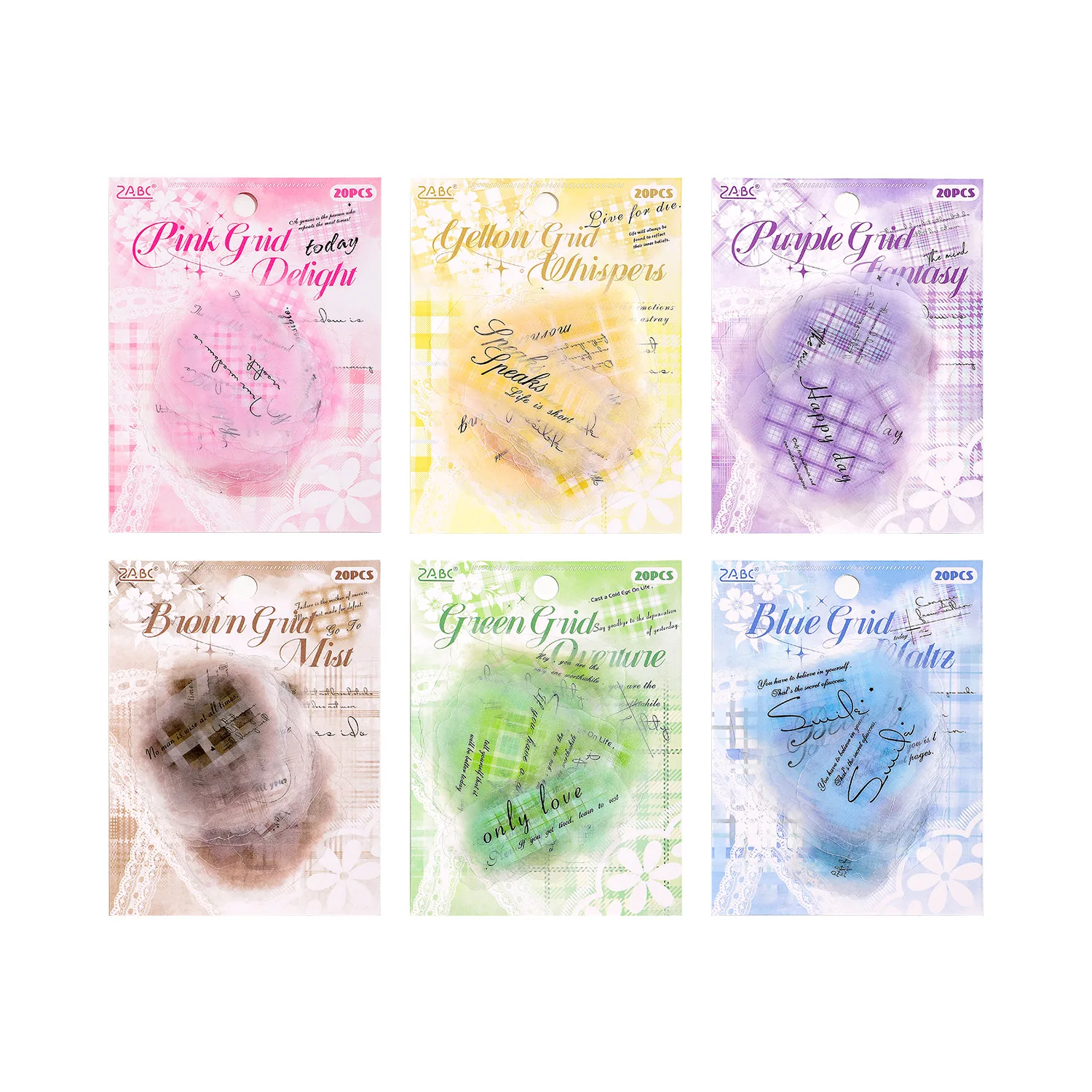 

Набор из 6 упаковок/1 лота: Декоративные наклейки Kawaii Gewu Wonderland для скрапбукинга, джанк-журналов и золотых планеров