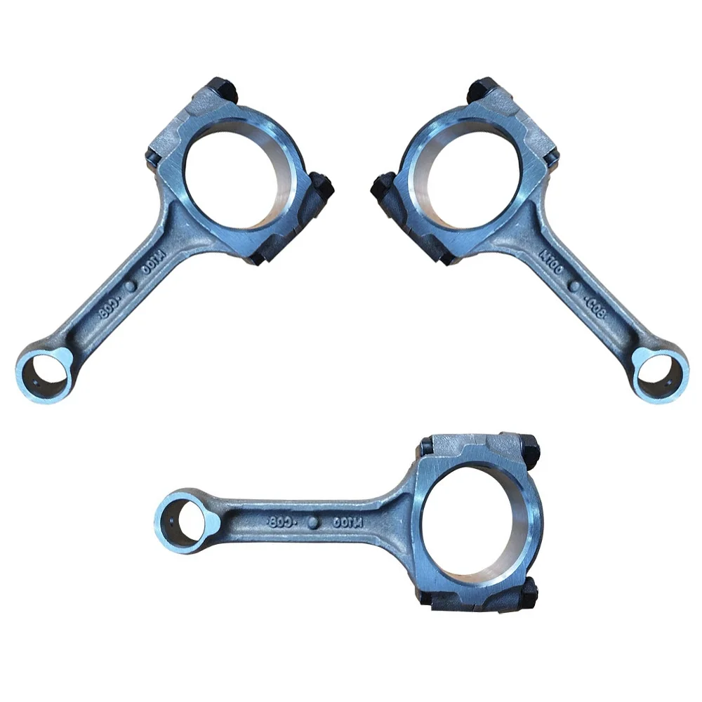 3PCS Connecting Con Rod New Set For CHEVROLET MATIZ DAEWOO 0.8L 0.8 L T L3 GAS 1998-2013 25192477 LBF F8CV LQ2 view 3