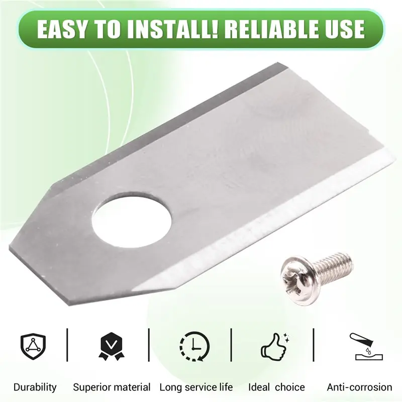 B97A-Replacement Blades(36PCS) With Screws For ECOVACS Goat O500, O800 O1200, G1-800 G1-2000, G1 Robotic Lawn Mower Models