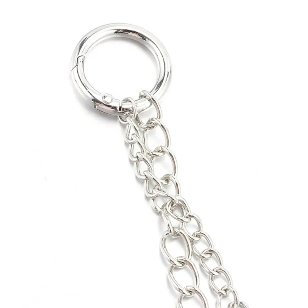 Silver Keychains Metal Pants Chain Silver Trousers Chain Layered Wallet Chain For Men and Women