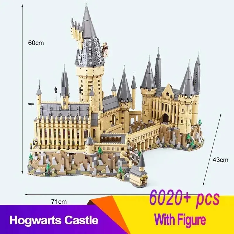 

In Stock Magic School Castle Model Compatible 71043 Building Blocks Bricks Toys For Kids Christmas Birthday Gifts