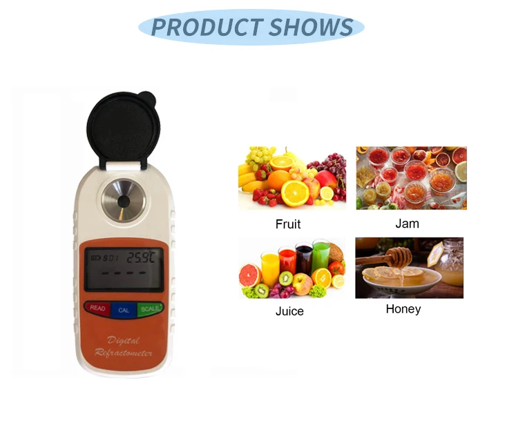 Digital Brix Refractometer Sugar Meter Suitable For Glucose Lactose