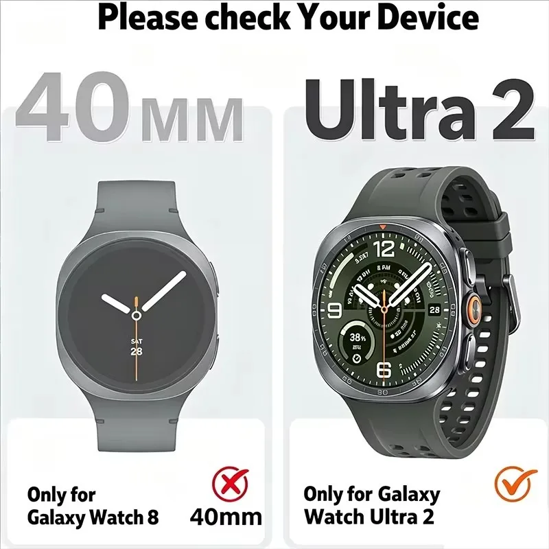 1-4Pcs for Samsung Galaxy Watch Ultra 2 2026 Tempered Glass Screen Protectors HD Hardness Watch Film for Galaxy Watch Ultra 2025