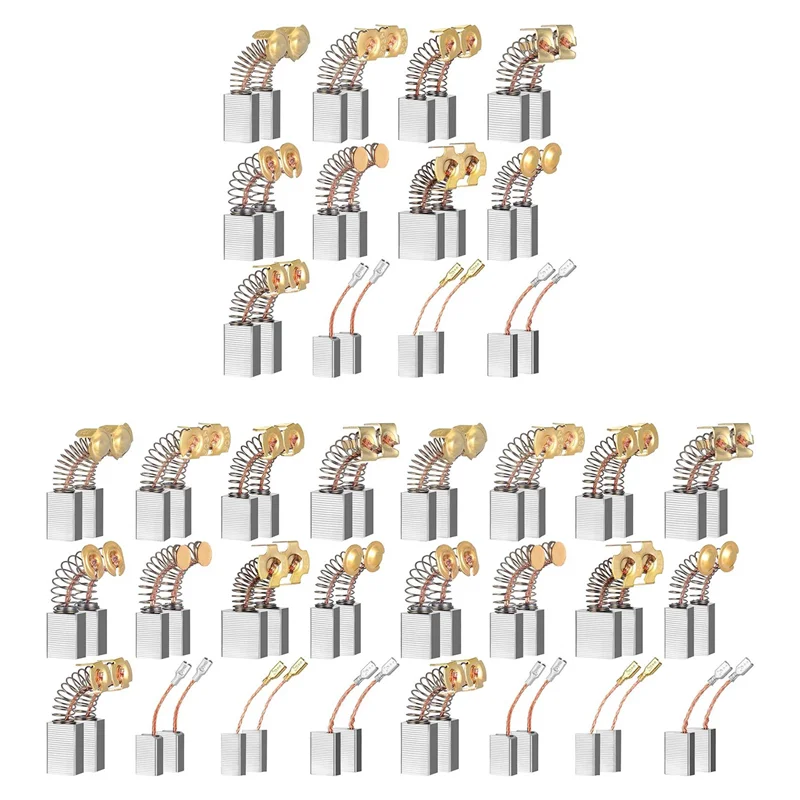 

RALCA-72 Pcs Electric Motor Brushes Carbon Brushes Power Tool Replacement Part For Repair Power Tool 12 Different Sizes