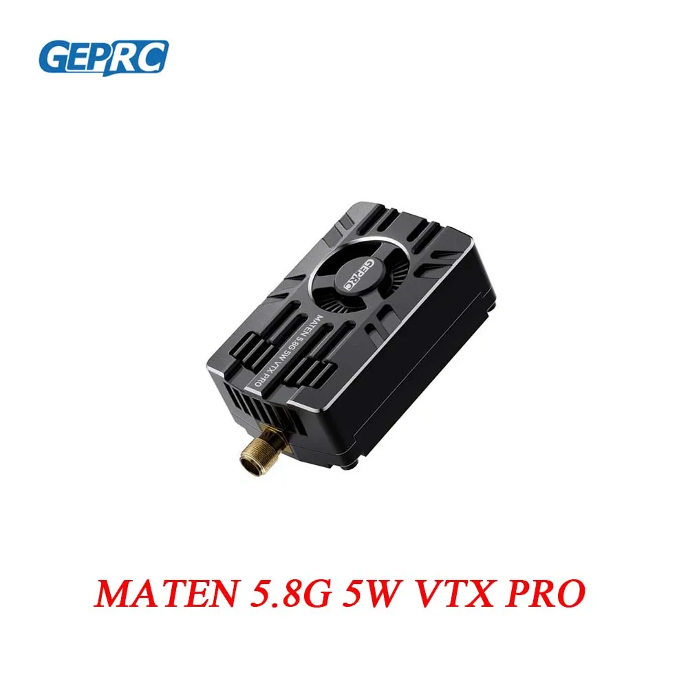 

GEPRC MATEN 5.8G 5W VTX PRO 5000mW Long Range 4.9-5.8GHz 80CH VTX DIY RC FPV Quadcopter Freestyle Drone Parts