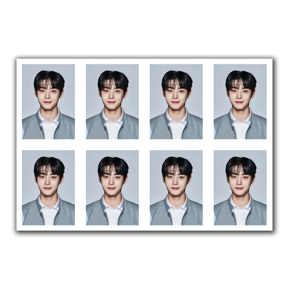 KPOP ZB1 One-Inch ID Photo Card ZEROBASEONE Wallet Photocard BOYS PLANET One-Inch Photo ZhangHao Ricky HanBin Matthew Fans Gifts