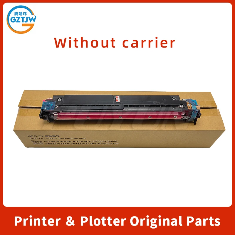 Developer unit Without carrier For Canon NPG71 C5560 C5550 C5540 C5535 C5750 C5760 C5735 C5740 Developer Kit Printer Parts