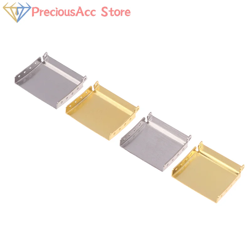1Pc Steel Bracelet Clasp Extender, 12-22mm Watch Strap Adjustment Link in Silver or Gold Finish, Repair Accessory for Bands