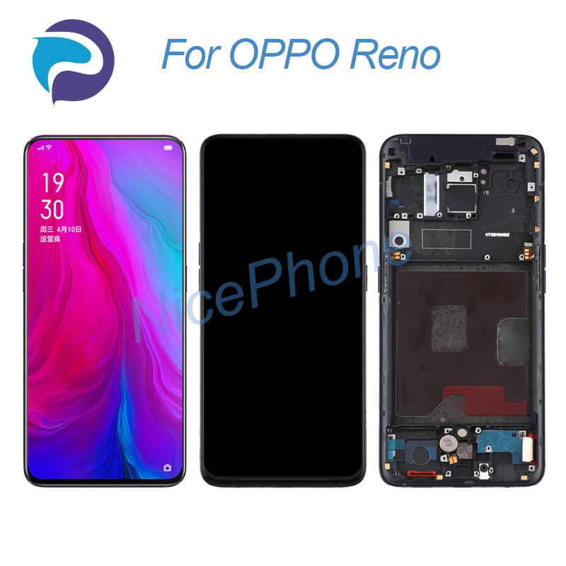 

ЖК-экран для OPPO Reno + сенсорный дигитайзер дисплей 2340*1080 PCAM00, PCAT00, CPH1917 Reno ЖК-экран дисплей