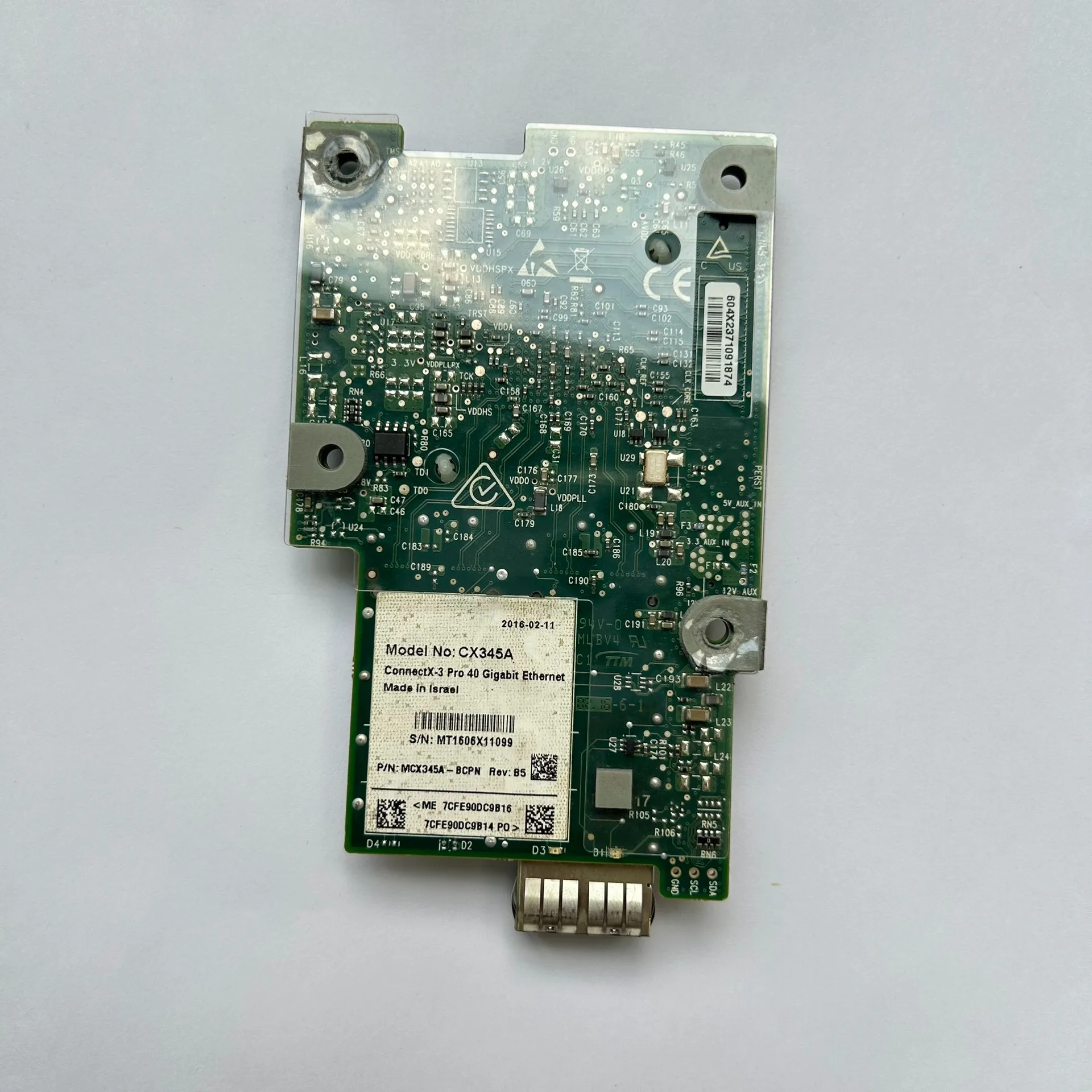 Рисунок 5 - Сетевая карта известного бренда CX345A MCX345A-BCPN