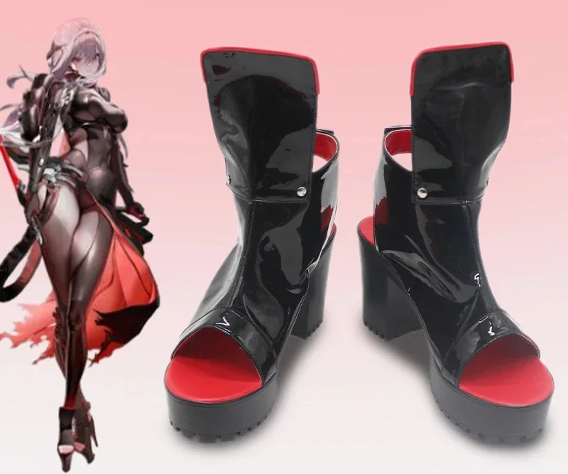 

Ботинки NIKKE Goddess of Victory Scarlet Black Shadow для косплея, аксессуары для игр, реквизит для Хэллоуина и карнавала