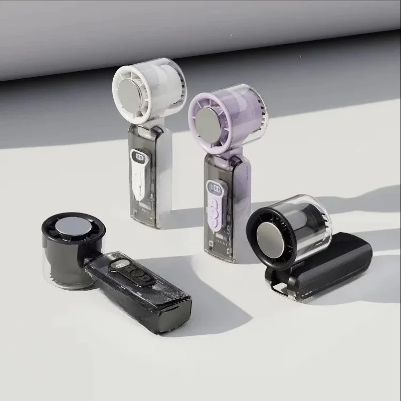 

3600mAh 15000 rpm Charging Fan Cooling Hand Fan Cooler Portable Electric High Speed Outdoor Mini Air Cooling Turbo Fan