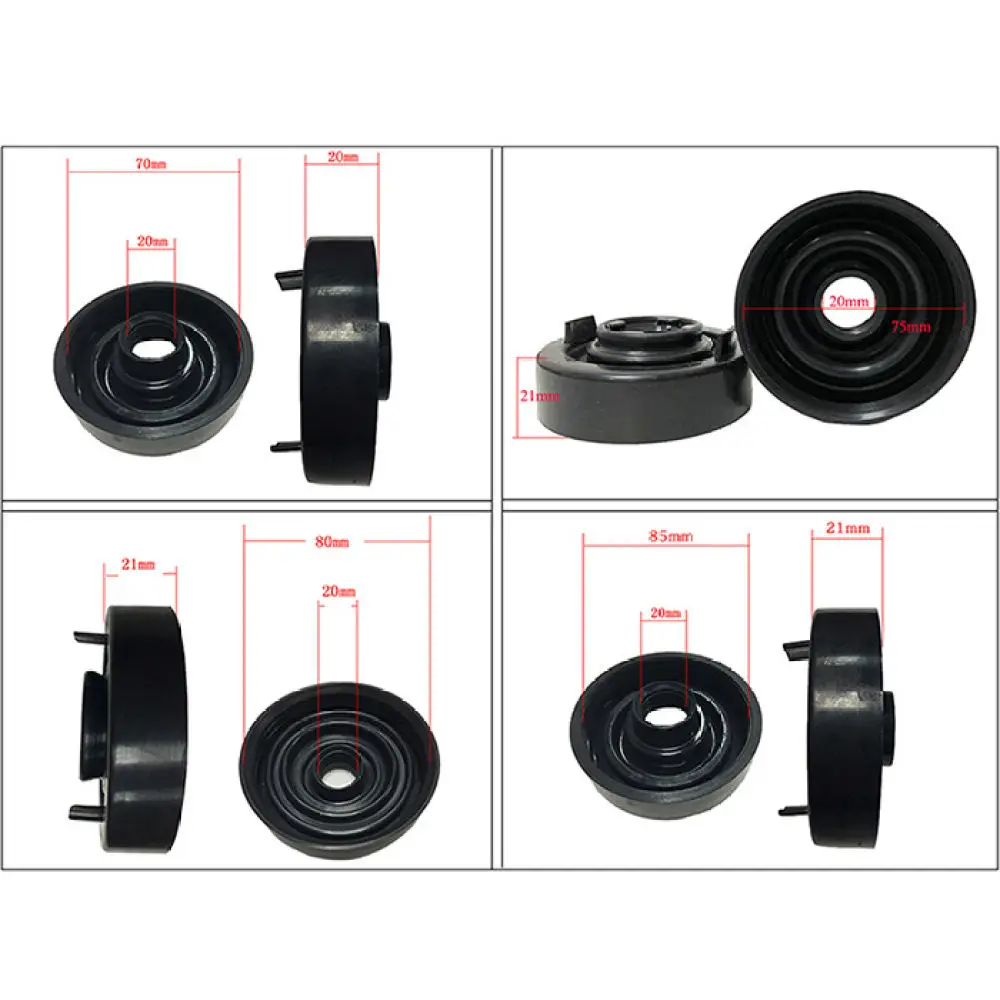 AIAUTOBA Compatible LED Headlight Dust Cover Universal Automotive Light Seal Cap Waterproof Housing For H4 Bulb Retrofitting