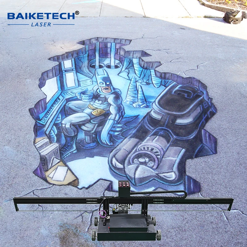 

Best Seller Automatic 3D Texture floor Printer graffit Paint AI-Powered Pattern Generation&Touchscreen Interface Global Shipping