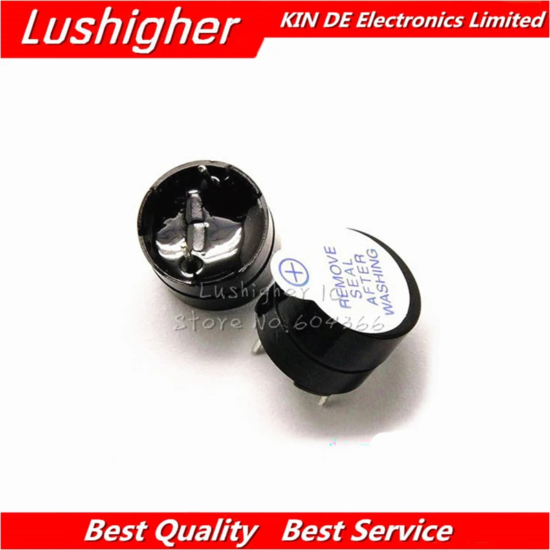 10pcs Active Buzzer 5V Sounder Speaker Buzzer 12095 12*9.5mm