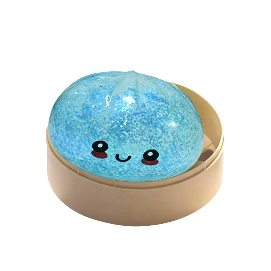 11 Stijlen Realistische Reuze Dumpling Knijp Speelgoed Met Bamboe Stoommandje Zachte Deegbal Decompressie Fidget Speelgoed Grappig Creatief Cadeau - afbeelding 1