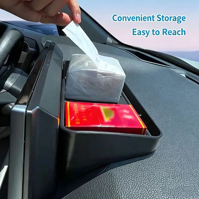For Toyota RAV4 Wildlander 20-24 Corolla Levin Plastic Dashboard Car Instrument Storage Box Dashboard Storage Box Behind Screen