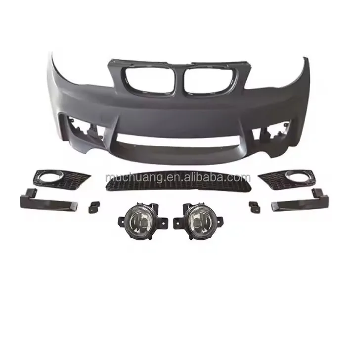 

B/MW для 1 серии 2004-2013 E87 Auto Bodykit, новый задний бампер из АБС-пластика с противотуманной фарой для замены автомобильных бамперов