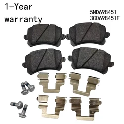 A set Rear brake pads 5ND698451 3C0698451F 3C0698451E For VW Sharan Tiguan Passat Magotan Audi Q3 A6 S6