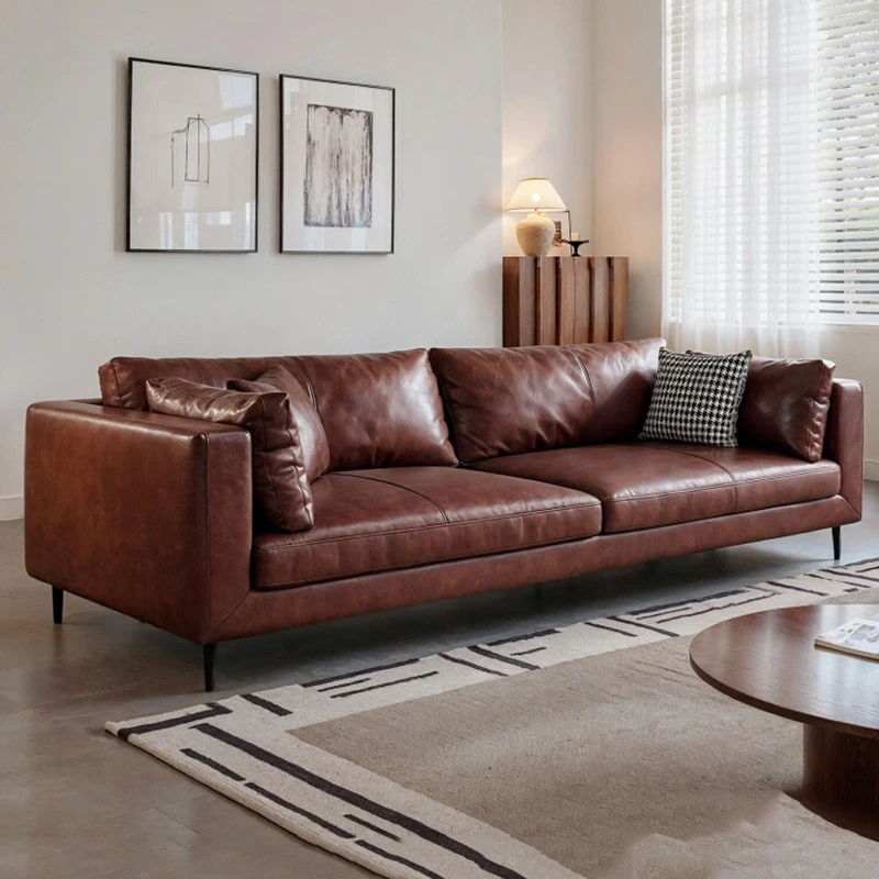 

Leather Nordic Living Room Sofas Armchair Modern Luxury Minimalist Office Outdoor Sofa Designer Hallway Divano Home Furniture