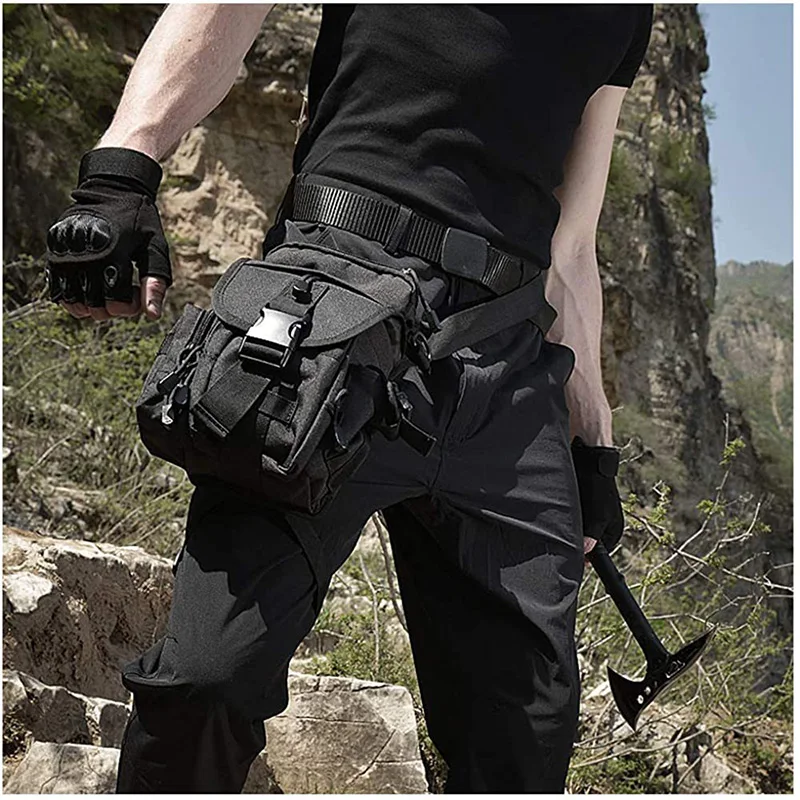 Waterproof Tactical Leg Bag Bicycle Motorcycle Pack Men Multifunction Thigh Backpack Outdoor Hiking Fishing Hunting Bag