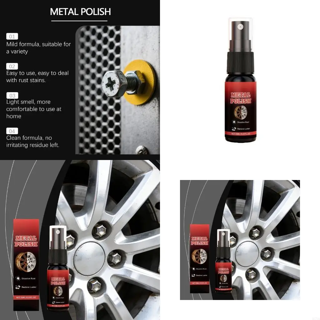 Deep Penetrating Rusts Remover Liquid Fast Acting Oxidation Remover Upgrades for Fast On Vehicle Accessories D7YA