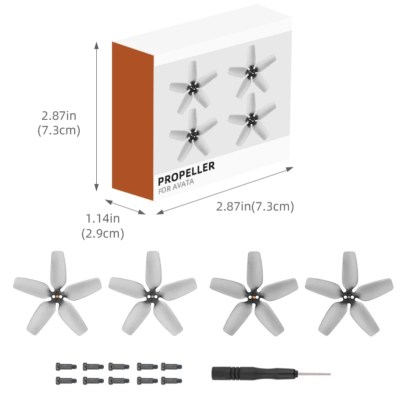 الدعائم المروحة ل DJI Avata الطائرة بدون طيار شفرة الدعائم استبدال خفيفة الوزن المشجعين الجناح مراوح ل DJI Avata ملحقات طائرة بدون طيار