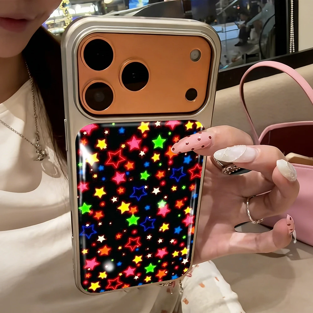 Neue Meteor Star Drop Glue INS Hülle für iPhone 15 17 13 Pro Max Phone 11 12 13 ProMax 14 15 16 Plus Hüllen Stoßfest Niedliche Coque – Detail 8