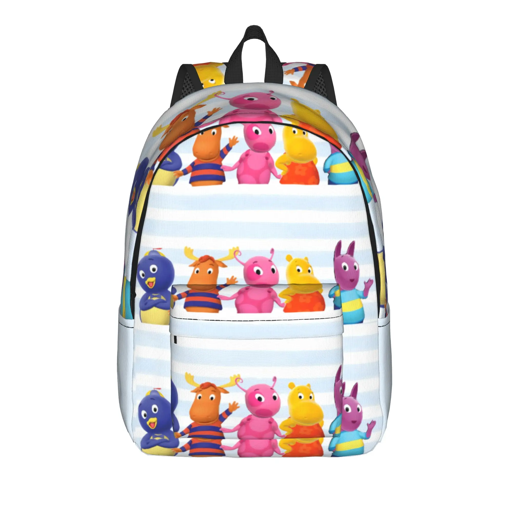 The Backyardigans Backpack  Workout Backpacks Male Casual School Bags Custom Durable Rucksack