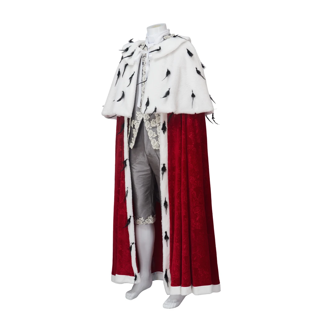 Historical Victorian King Emperor Cape Costume Regal King Prince Cape Costume Medieval King\'s Cloak For Adult Only Cloak