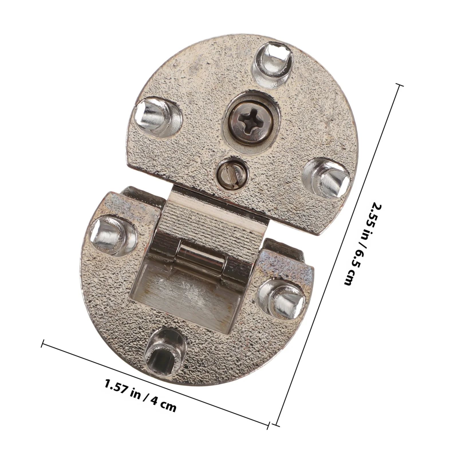 2 قطعة مفصلات خزانة مستديرة سبائك الزنك مفصلات زنبركية شديدة التحمل لينة إغلاق ذاتية الدعم قابلة للطي تراكب 180 درجة #4