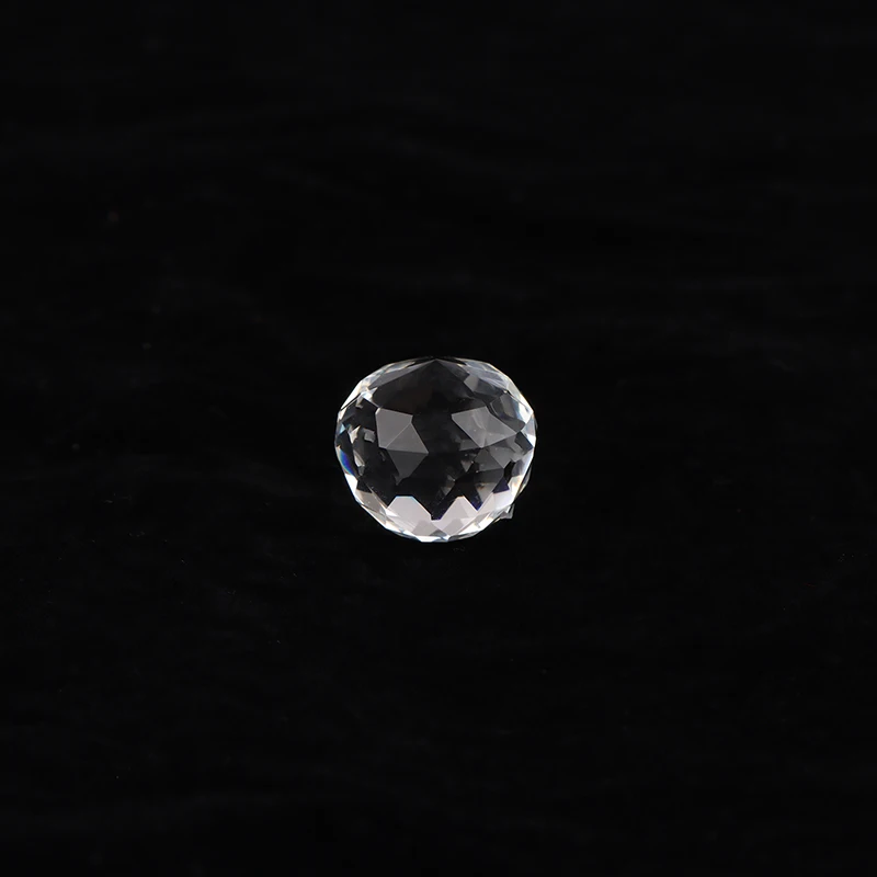 

15mm/25/50mm Clear Crystal Hanging Ball Glass Prism Sun Cather Faceted Balls For Chandeliers Part Home Wedding Decoration