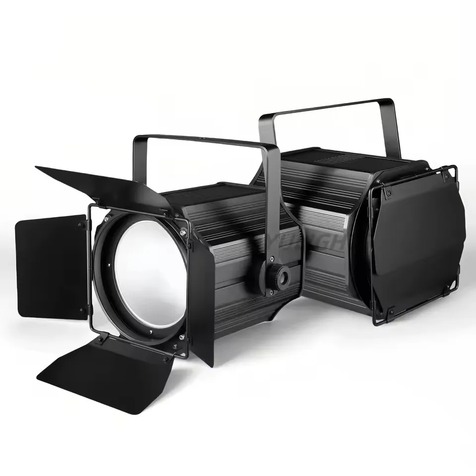 

Professional Stage 200W COB Par Lights Linear Spotlight With Barn Door Warm&Cold White Stage Light DMX DJ Lights For Party KTV
